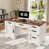 Blanc/brun rustique
