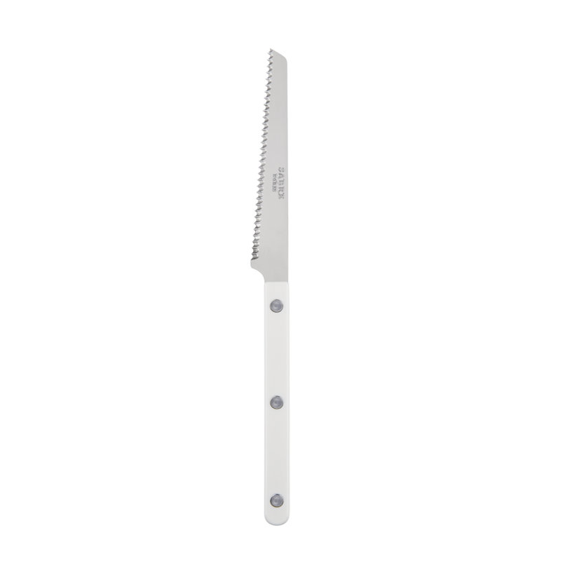 Bistrot Solid 4'' L Tomato Knife, White