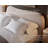 Modern Platform Bed with Wavy Curved Headboard,  Performance fabric-739748725-760657846