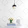 Luminaire sphère suspendu 1 lumières simple Kasey