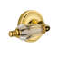 Crystal Parlor Interior Mortise Door Lever with Classic Rosette-1495798819