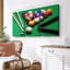 «Game Of Billiards», 3 pièces sur toile-98562909