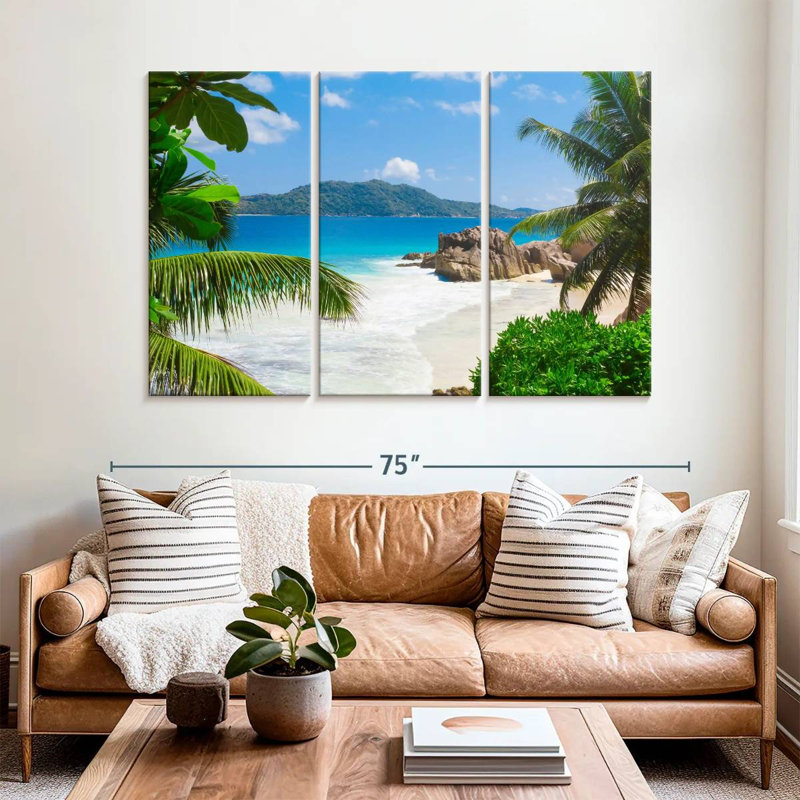 Gillard Scenic Caribbean Beach, H 42 po x l 65 po