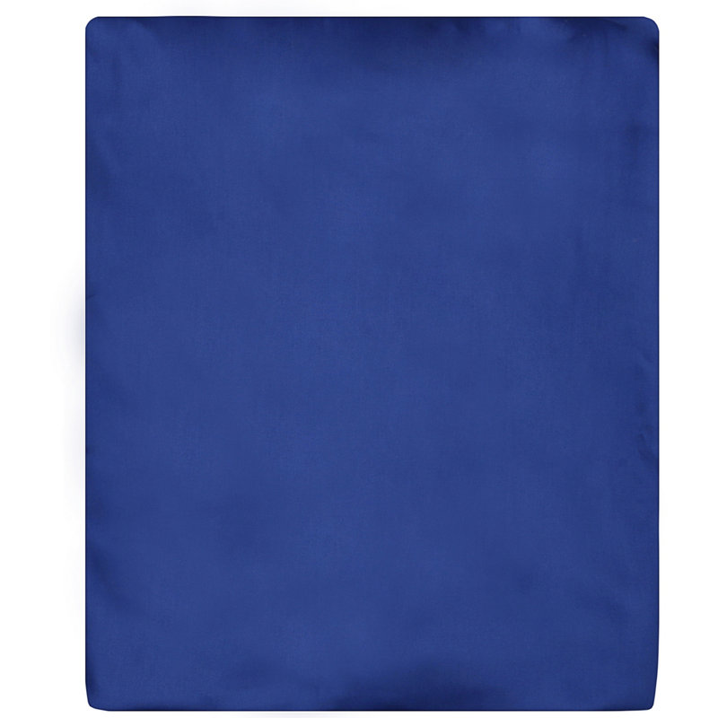 210 Thread Count 100% Cotton Fitted Sheet, Dark Blue, Full XL