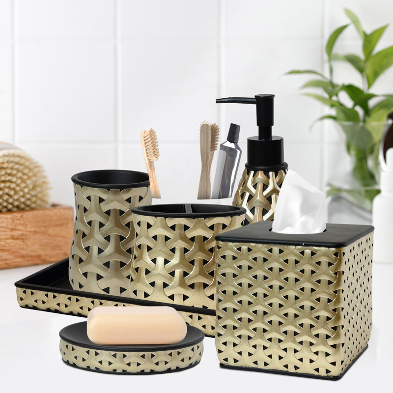 Seidman Bathroom Accessory Set