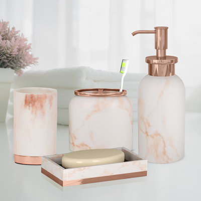 Misty Bathroom Accessory Set