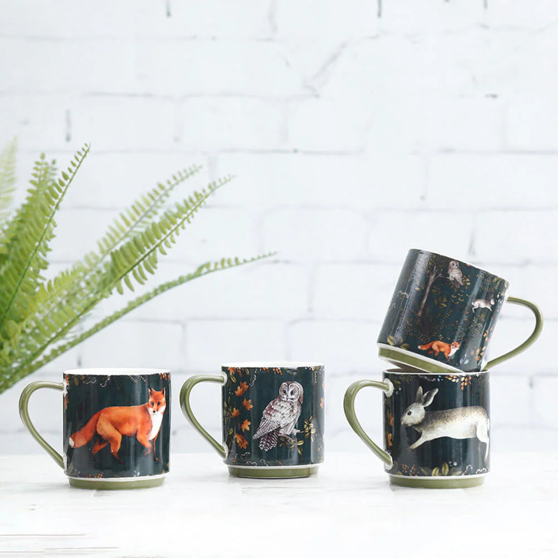 Bone China Latte Mug