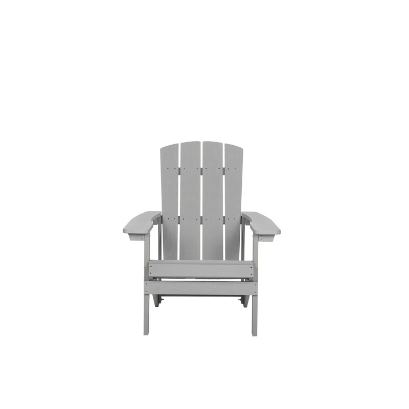 Calais Outdoor Adirondack Chair, Light Grey