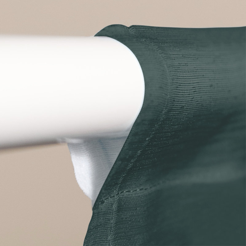 Panneau de rideau simple diaphane avec passe-tringle Stripes, Bay Football Green/Yellow