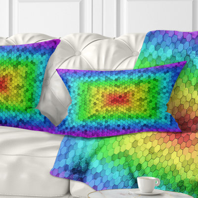 Coussin lombaire à colonnes hexagonales 