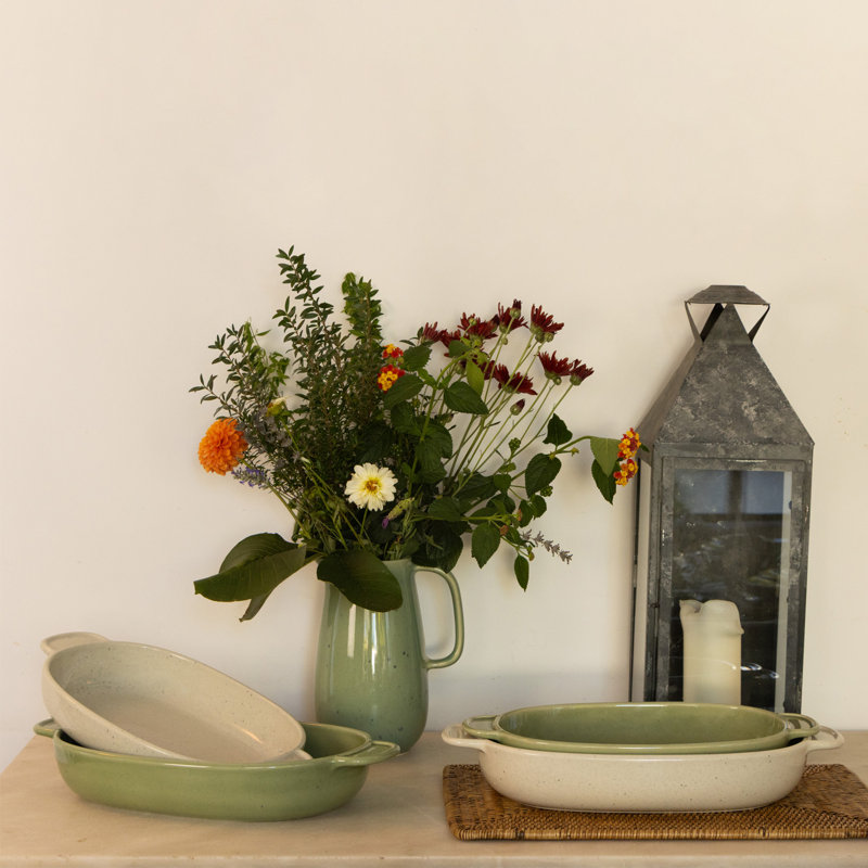 Rôtissoire tachetée naturelle Mesa Ceramics, 14"