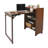 Folding Bamboo Desk with Storage Shelves
