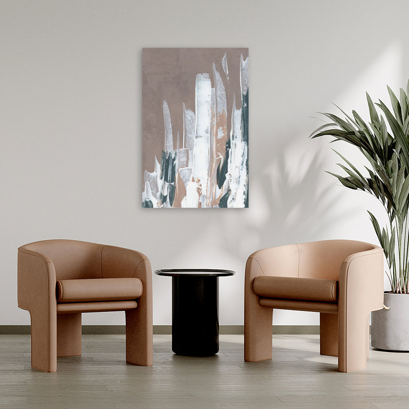 Forme de la forme I minimaliste; Médias mixtes modernes et abstraits modernes, H 36 po x l 24 po