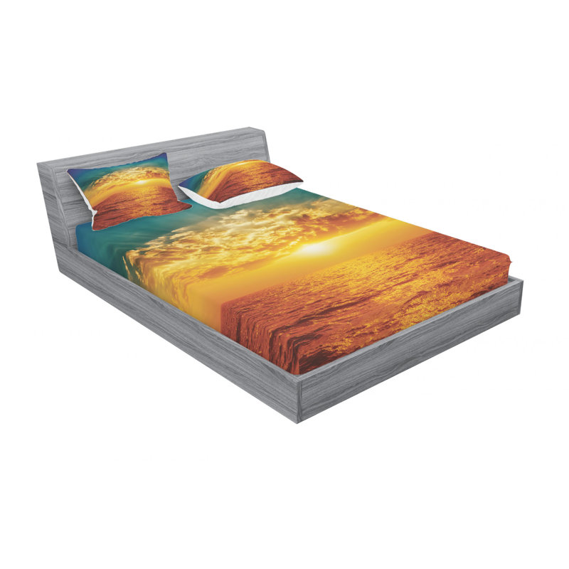 Microfiber Sheet Set, Full Sheet Set with Fitted Sheet