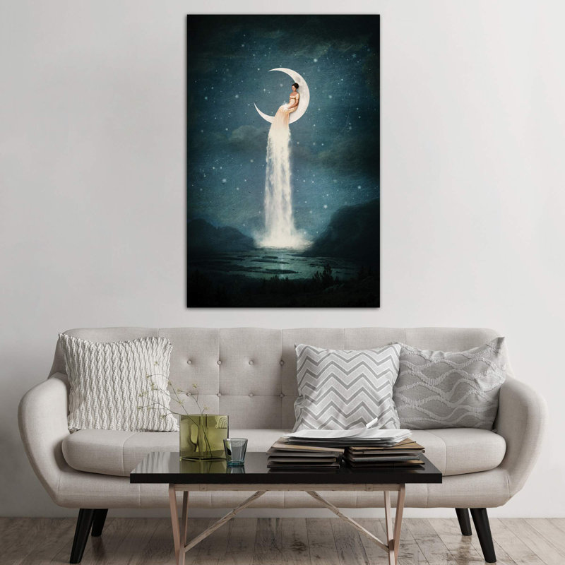 Moonriver Lady 1 Piece Wrapped Canvas Wall Art, 101.6 cm H x 66.04 cm W x 1.91 cm D