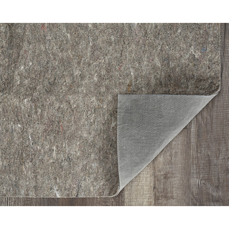 Bashuk Dual Surface 0.4'' Thick Rug Pad, Rectangle 2' X 4'