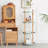 Storage Shelf, 360° Rotating Bookshelf, 3 Tier Bookcase W/ Large-Capacity Storage Space, Multifunctional Storage Rack, Compact Design, Standing Shelf For Living Room, Bedroom, Study Room, Kitchen-1153598438