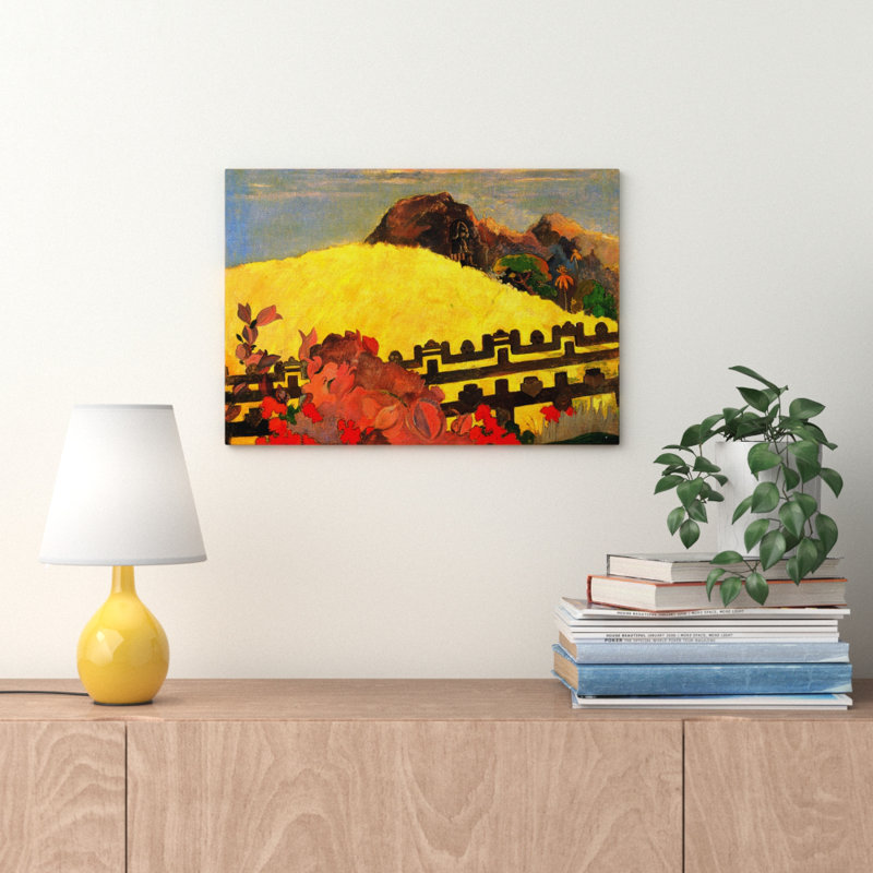 Landscape by Paul Gauguin - Wrapped Canvas, 35cm H x 50cm W