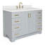 Freitas 48'' Solid Wood Single Bathroom Vanity-532015361-463623748-463623750