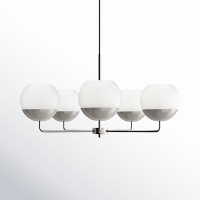 Avoca 5 - Light Metal Dimmable Chandelier