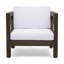 Chaise style Mid-Century, texture bois, gris et blanc, style élégant chemisier, bois, casquette Gavroche