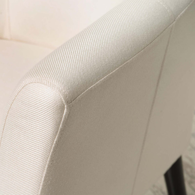Chaise avec accoudoirs moderne, Beige