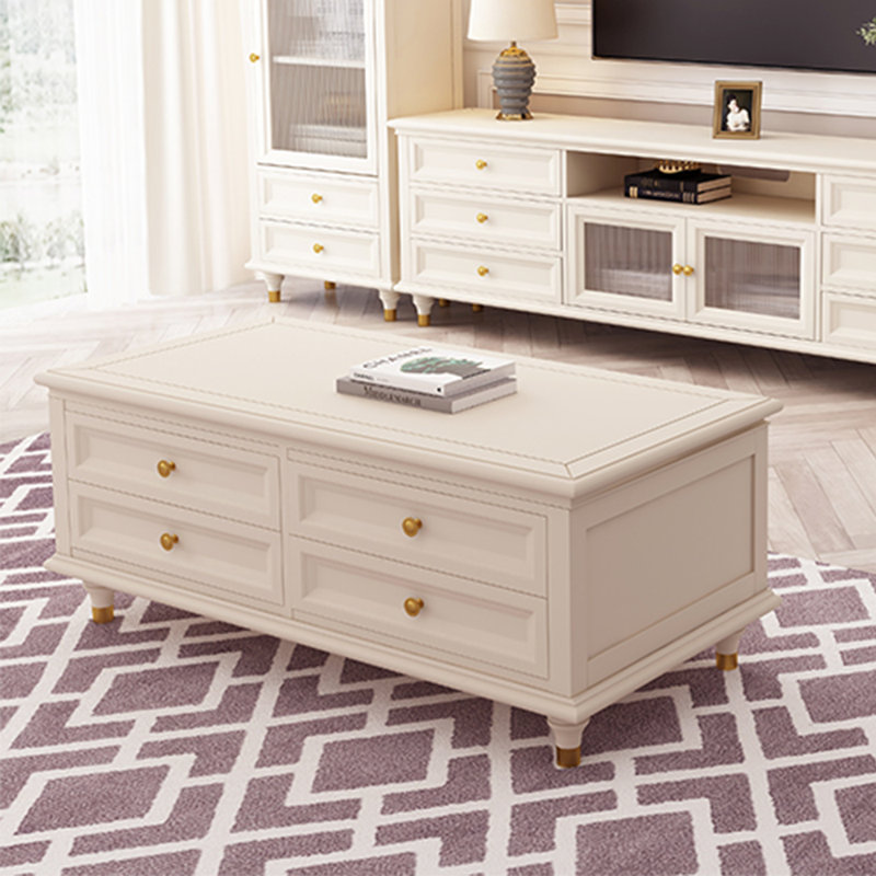 Coffee table natural texture, 19.69" H x 55.12" L x 28.35" W
