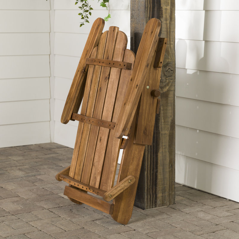 Chaise Adirondack pliante Blackwell, Brun