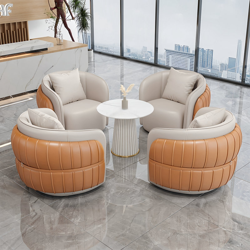 Waverly, Orange / blanc cassé