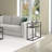 Ada Glass Top End Table