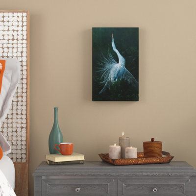 «Showing Egret» par Michael Jackson, reproduction sur toile