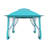 11x11ft Pop-Up Gazebo with Mosquito Netting, Water-Resistant Canopy, UV Protection & Sturdy Steel Frame, Portable Outdoor Gazebo with Carrying Bag for Patio, Backyard, Garden & Deck-Turquoise-110234910