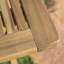 Table pliante en bois de 43,5 po de conception pratique