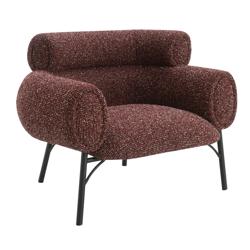 Mardi Maroon Tweed Chair