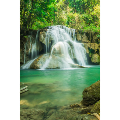 " Waterfall In The Forest "