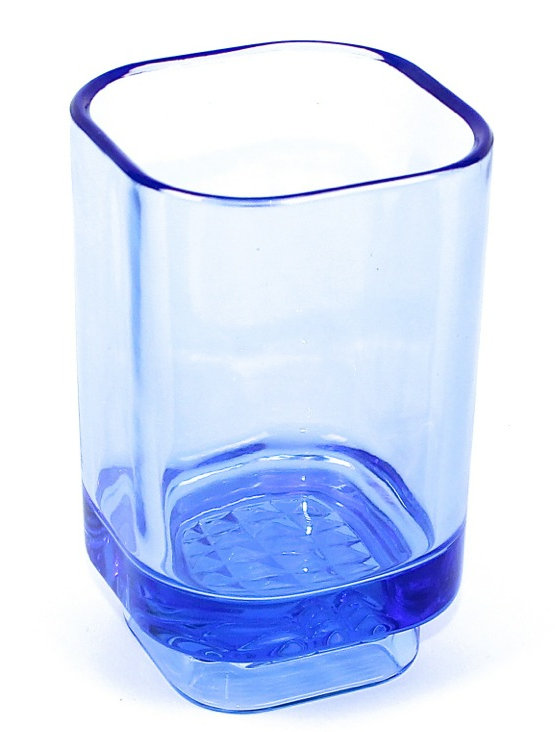 Porte-brosse à dents Nhek, Bleu clair transparent