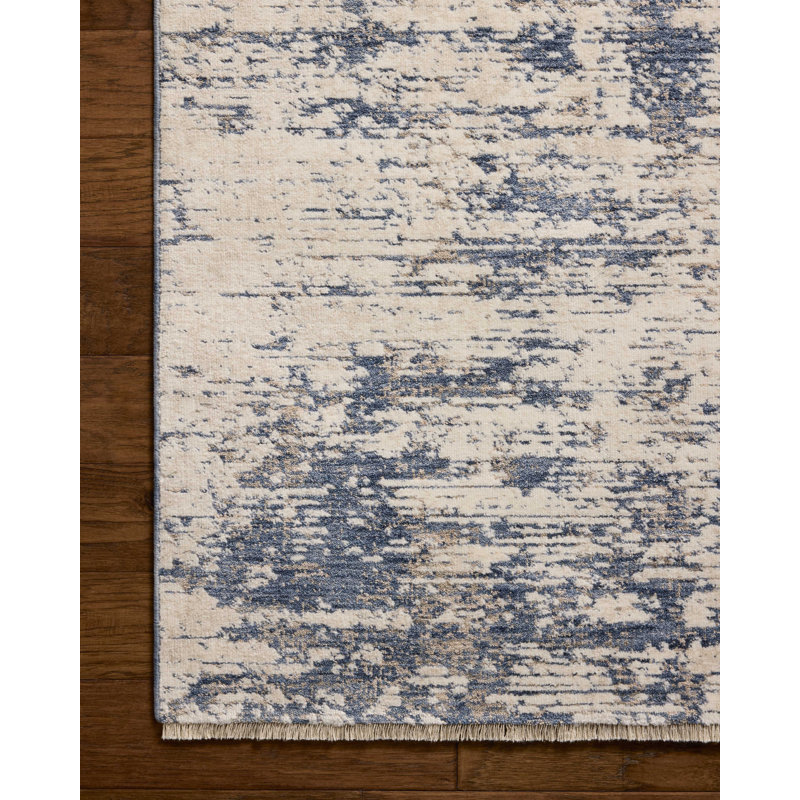 Loloi Nellie Dove / Blue Area Rug, Rectangle 2' x 3'