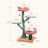 Everhard Tulip Cat Tree with Cat Scratching Posts, Large Cat Tower with Comfy Cat Perch for Indoor Cats, Modern Cat Furniture-819390458