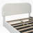 Upholstered Platform Bed With Hydraulic Storage System-90981224-90981225