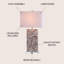 Lampe de table 29" transparent Truro