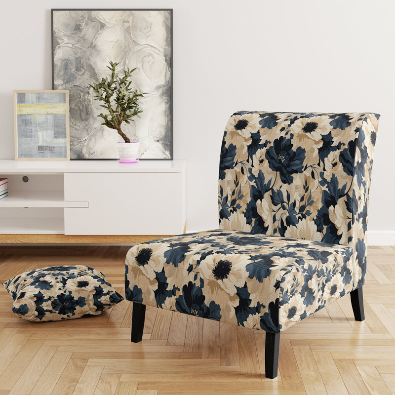 Fauteuil de chambre rembourré Floral Tropical Tranquility Vibes III