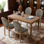 Chaise d'appoint en similicuir capitonné H 19,7 po avec garniture cloutée Amando-649189649-665237623