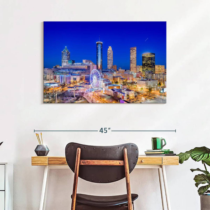 Kavia Spectacular Atlanta Night, H 26 po x l 39 po