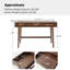 Bureau d'ordinateur de style moderne Mid-Century 48 po Kerah-2115190671