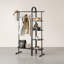 Akyah 15'' Wood + Steel Clothing Rack-99407374