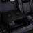  7 Seater Power Recliner Sectional Sofa Couch with LED, Leather Living Room Furniture Sofa Set, Black-484739623