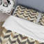 Ensemble de housse de couette Brown Chevron Glam Print V - Midcentury-109174000