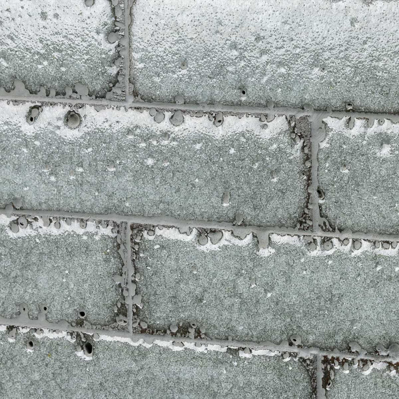 Lavaart Caspian Gray 3X12" Brick Look Crackled Glossy Lava Stone Subway Tile