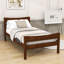 Lit plateforme simple en bois avec tête de lit-1742912567