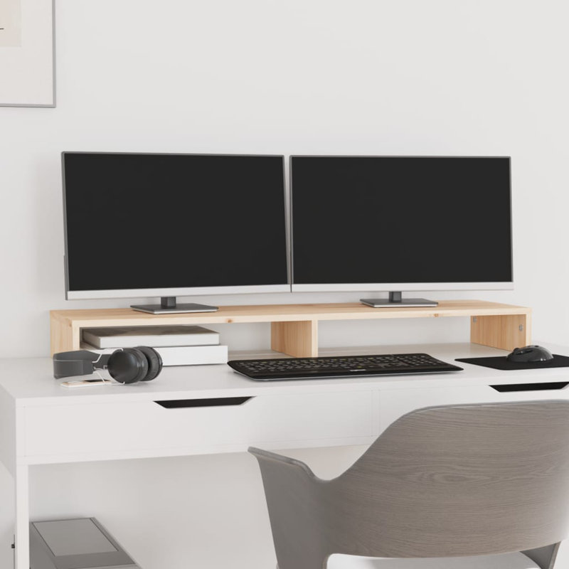 Kalle Wood Monitor Stand, Wood